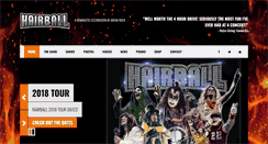 Desktop Screenshot of hairballonline.com