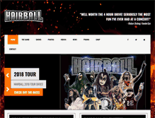 Tablet Screenshot of hairballonline.com